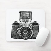 Gigant ostdeutsche Kamera - Schwarz Mousepad (Mit Mouse)