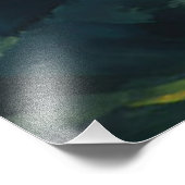 Gigant Panda im Bambuswald auf dem Berg Fotodruck (Ecke)