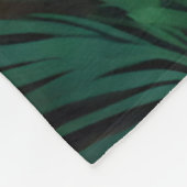 Gigant Panda im farbenfrohen Bambuswald Fleecedecke (Ecke)