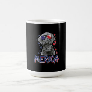 Gigant Schnauzer Hund 4. july usa Geschenk Kaffeetasse