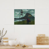 Gigant Skeleton Painting Poster (Küche)