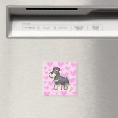 Gigant/Standard/Miniaturschnauzer-Liebe Magnet (In Situ (Geschirrspüler))