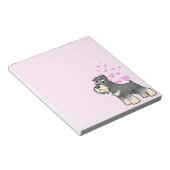Gigant/Standard/Miniaturschnauzer-Liebe Notizblock (angewinkelt)