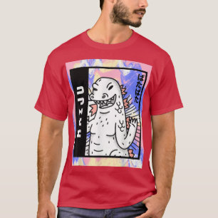 Gigant Tokyo Japan Kaiju Seltsames Kreaturmonster T-Shirt