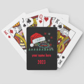 Gigant Weihnachtsmannmütze Las Vegas Weihnachtskar Spielkarten (Rückseite)