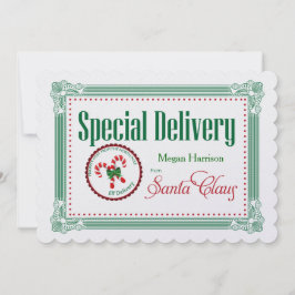 Gigant Weihnachtsspezialauslieferung Maßgeschneide Feiertagskarte