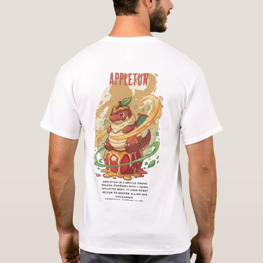 Gigantamax Apfel-Drache T-Shirt (Rückseite)