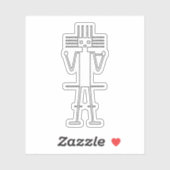 Gigante de Atacama Aufkleber (Blatt)