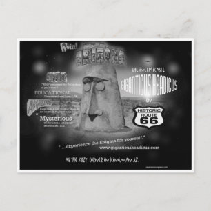 Giganticus Headicus Route 66 Postkarte