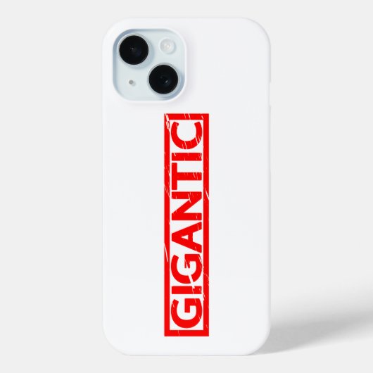 gigantische Briefmarke Case-Mate iPhone Hülle (Rückseite)