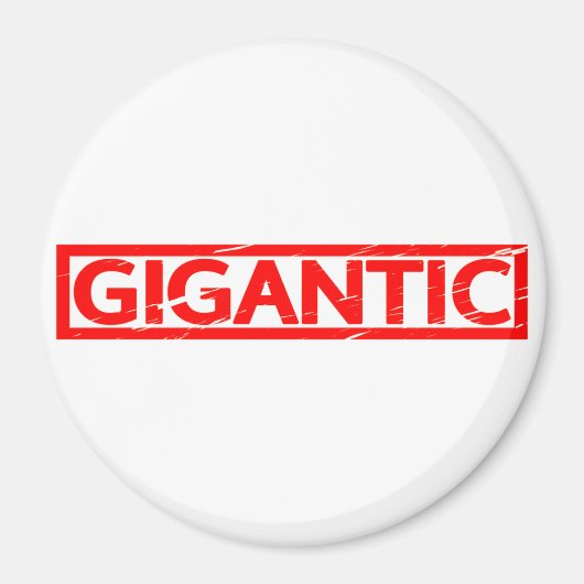 gigantische Briefmarke Magnet (Vorne)