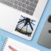 Gigantische Glasuhr im Musée d'Orsay - Paris Aufkleber (Laptop mit iPhone)