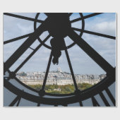 Gigantische Glasuhr im Musée d'Orsay - Paris Geschenkpapier (Flach)