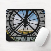 Gigantische Glasuhr im Musée d'Orsay - Paris Mousepad (Mit Mouse)