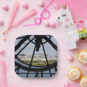 Gigantische Glasuhr im Musée d'Orsay - Paris Pappteller (Party)