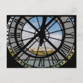 Gigantische Glasuhr im Musée d'Orsay - Paris Postkarte (Vorderseite)