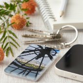 Gigantische Glasuhr im Musée d'Orsay - Paris Schlüsselanhänger (Vorderseite rechts)