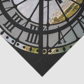 Gigantische Glasuhr im Musée d'Orsay - Paris Seidenpapier (Ausschnitt)