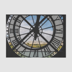 Gigantische Glasuhr im Musée d'Orsay - Paris Seidenpapier