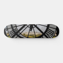 Gigantische Glasuhr im Musée d'Orsay - Paris Skateboard