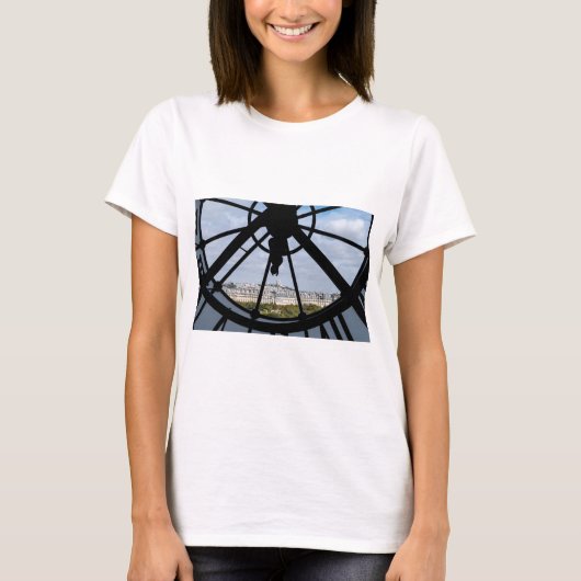 Gigantische Glasuhr im Musée d'Orsay - Paris T-Shirt (Vorderseite)