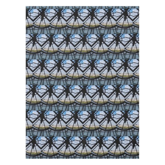 Gigantische Glasuhr im Musée d'Orsay - Paris Tischdecke (Vorderseite)