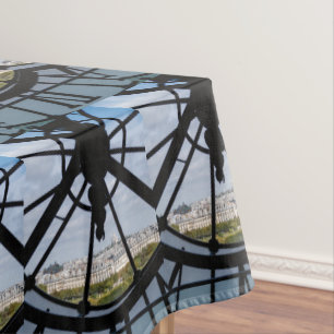 Gigantische Glasuhr im Musée d'Orsay - Paris Tischdecke