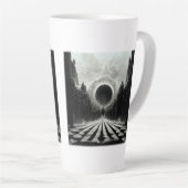 Gigantische Leere Latte-Tasse Milchtasse (Rechte Ecke)