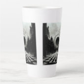 Gigantische Leere Latte-Tasse Milchtasse (Vorderseite)