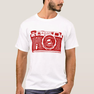Gigantische sowjetisch-russische Kamera - Rubinrot T-Shirt