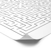 Gigantisches Maze Poster (Ecke)