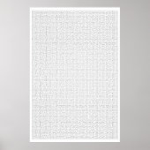 Gigantisches Maze Poster (Vorne)