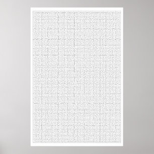 Gigantisches Maze Poster