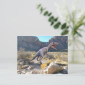 Gigantosaurus Dinosaur Postkarte (Stehend Vorderseite)