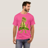 Gigantosaurus mit Giganto Dinosaurier Logo Unisex- T-Shirt (Vorne ganz)
