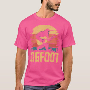 Gigfoot Bigfoot Acoustic Gitarre Sasquatch T-Shirt