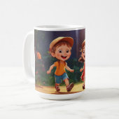 Giggle Buddies Kaffeetasse (Vorderseite Links)