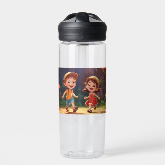 Giggle Buddies Trinkflasche (Vorderseite)
