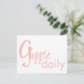 Giggle Daily Postcard Postkarte (Stehend Vorderseite)