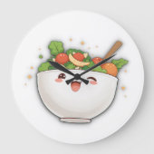 Giggle & Graze Große Wanduhr (Vorderseite)