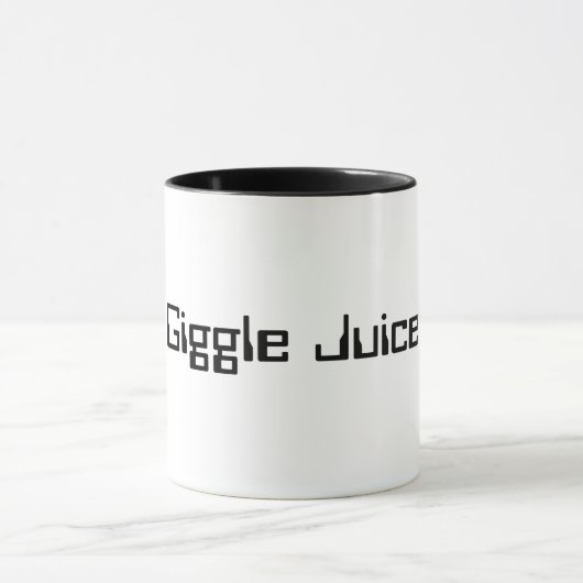 Giggle Saft Alcohol trendy Wort zitieren lustige S Tasse (Zentrum)