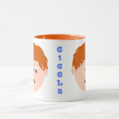 Giggle Tasse Boy Red Head (Zentrum)