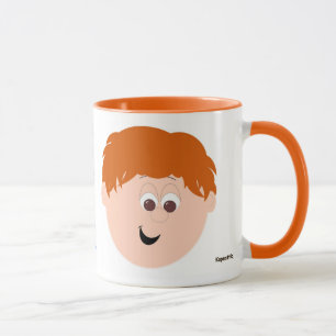 Giggle Tasse Boy Red Head