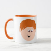 Giggle Tasse Boy Red Head (Links)