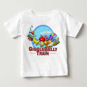 GiggleBellies der GiggleBellie Zug Baby T-shirt