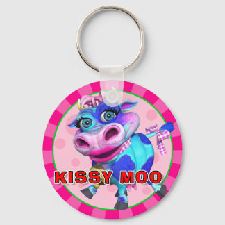 "GiggleBellies" Kissy Moo der Kuh-Schlüsselanhänge Schlüsselanhänger