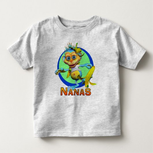 GiggleBellies Nanas der Affe Kleinkind T-shirt (Vorderseite)