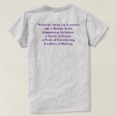 Gigglemug-Es ist eine Lebensweise T-Shirt (Design Rückseite)