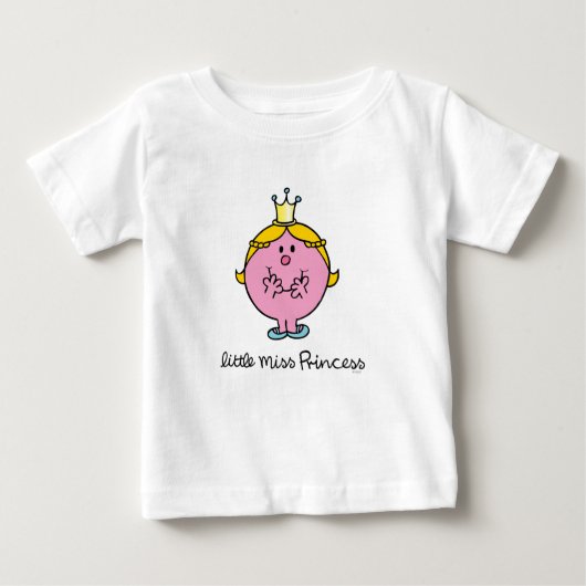 Giggling Little Miss Princess Baby T-shirt (Vorderseite)