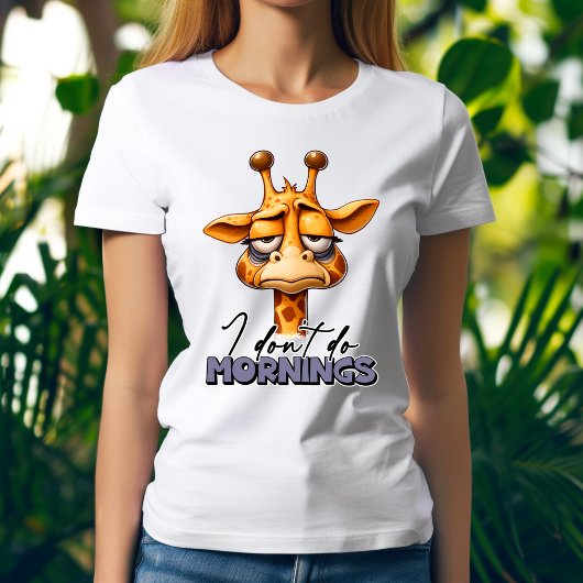 Giggly Giraffe: Der lustige Giraffe-T - Shirt